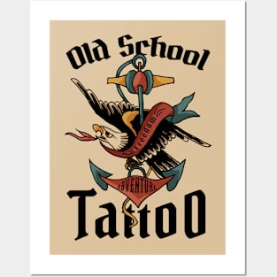 Vintage Eagle Tattoo Posters and Art